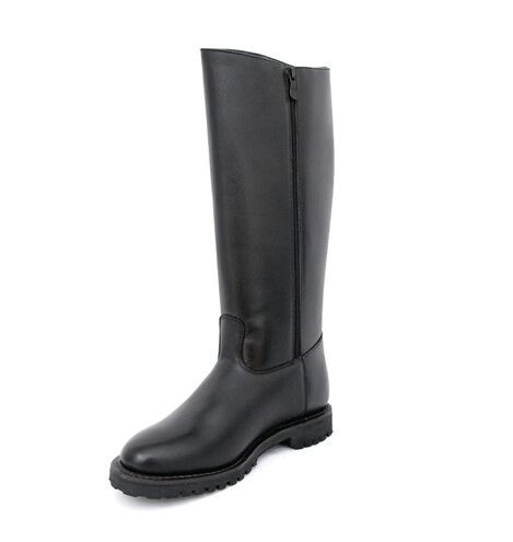 Military Officer Black Leather Shoes