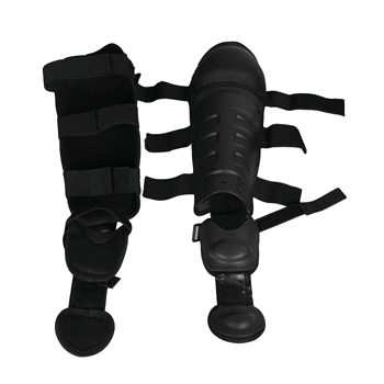 Black Anti-Riot Leg Guards